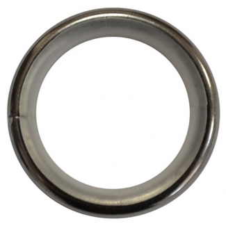 Кольцо для карниза 28 мм, серебро, 10 шт в упаковке