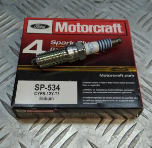 Свеча зажигания на ДВС Ford (3.5L DOHC Turbocharged) Ford Explorer 2013-2019 Motorcraft СYFS 12Y T3; SP 534