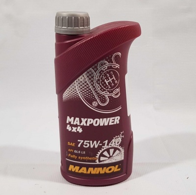 Масло трансмиссионное Mannol Maxpower 4x4 75W140 GL5 1236