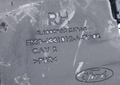 Обшивка задняя правая Ford Mustang 2015-2020 FR3Z 6331012 AB ; FR3B 6346668 AB/AC/AD/AE/AF/AG