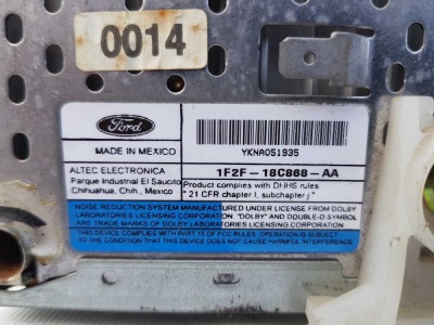 Магнитола Ford 1999-2010 1F2F 18C868 AA