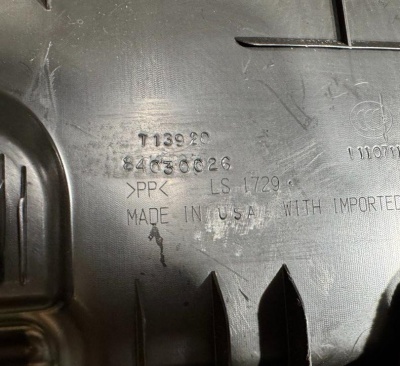 Обшивка багажника Chevrolet Camaro 2016-2024 84030026 ; 23422323