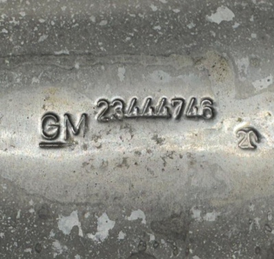 Тепловой экран глушителя Chevrolet Camaro 2016-2024 23444746